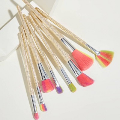 High quality cheap makeup brushes personalized bling makeup brush set